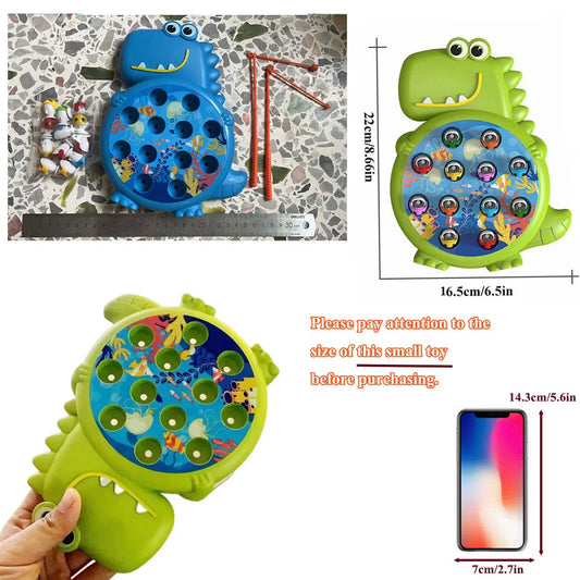 Magnetic Fishing Toy Set Dinosaur Fishing Game for Toddlers