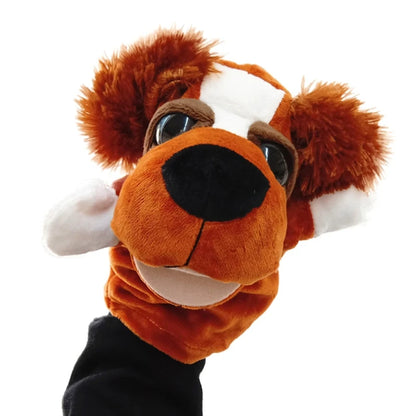 Cartoon Plush Hand Finger Puppets Family Storytelling Toy