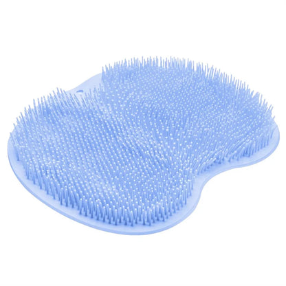 Shower Foot Scrubber Mat Wall Mounted Back Scrubber Pad