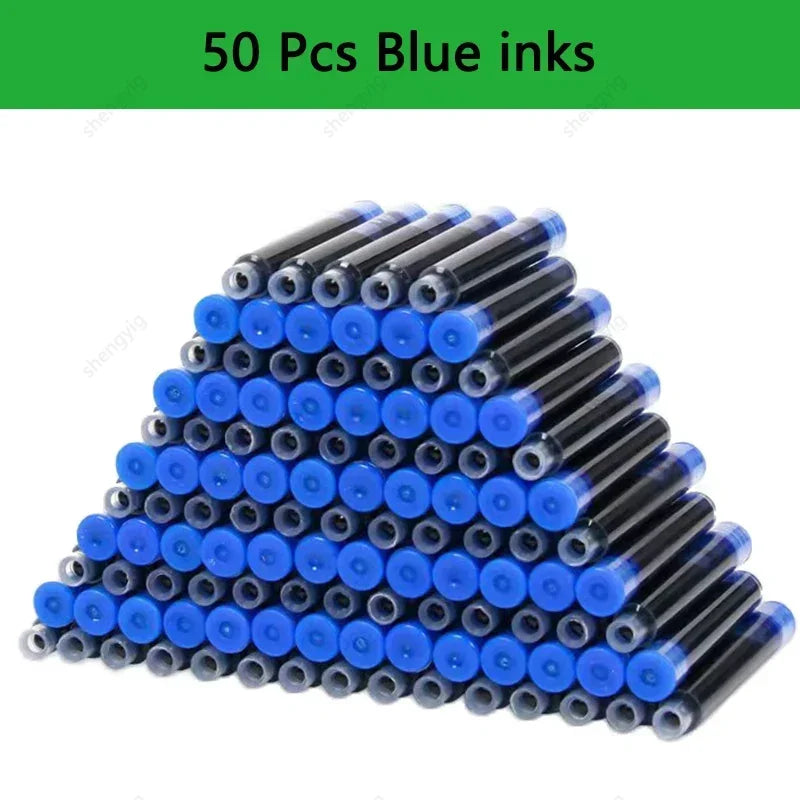 Fountain Pen Replaceable Ink Set Extra Fine Calligraphy Pens 53Pcs