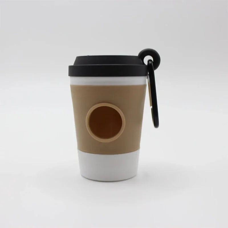Coffee Cup Dog Poop Bag Dispenser Portable Storage Box