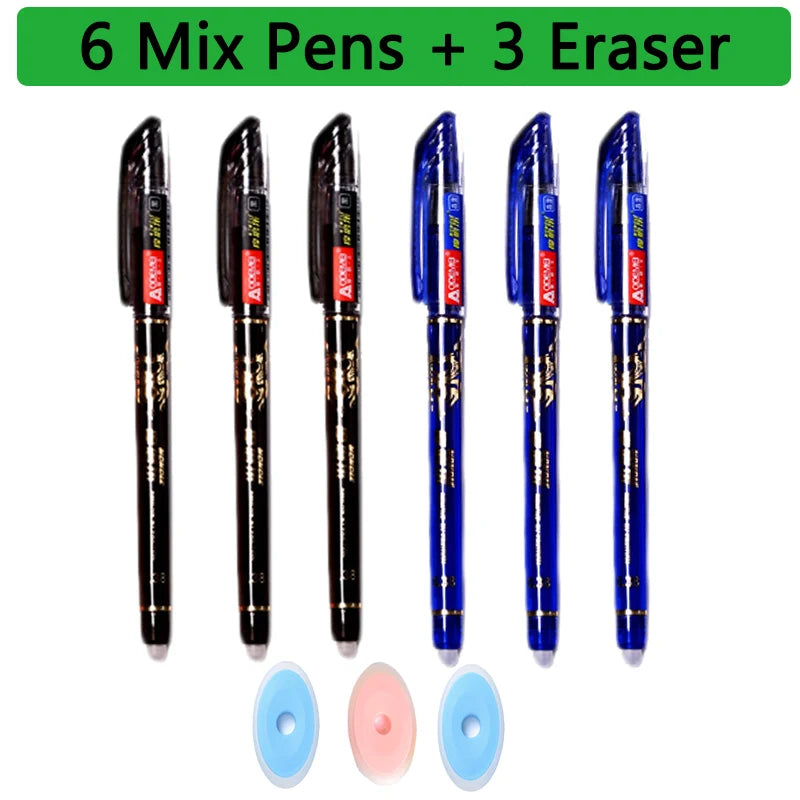 25 Pcs/set Kawaii Erasable pens Gel Pen sketch Writing Stationery for Notebook school supplies pen cute kids pens pencil