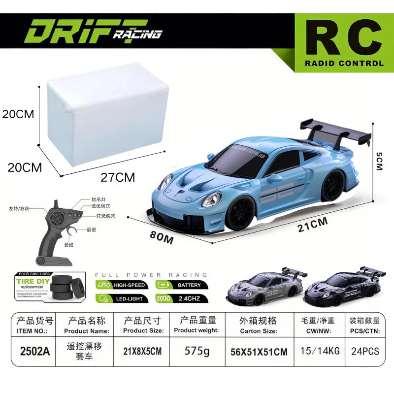 1 24 RC Drift Car - High Speed Remote Control Racing Vehicle