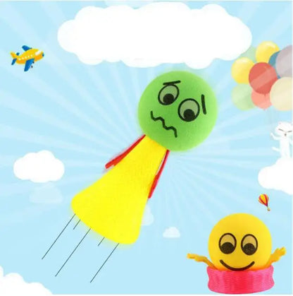 Jumping Bounce Elf Toy Flying Man Spring Popper 10 Pack