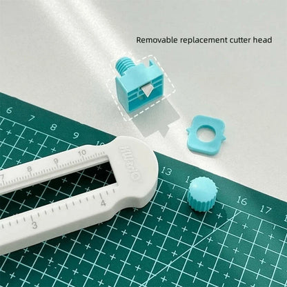 360° Adjustable Circle Cutter & Replacement Blade - Precision Scrapbooking Tool for Perfect Circular Paper Cuts