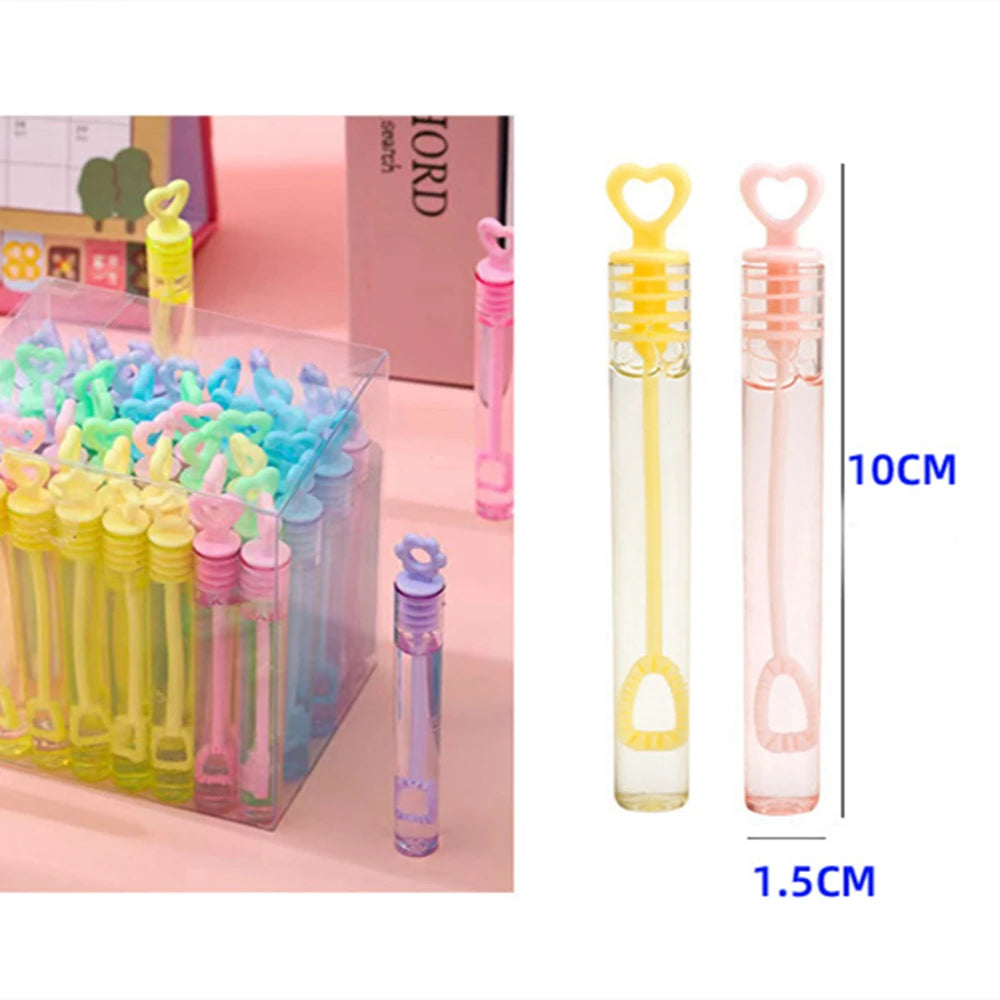 Mini Bubble Tubes Empty Wands Kids Birthday Party Favors