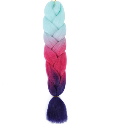 24 Inch Jumbo Braiding Hair Synthetic Afro Ombre Extensions