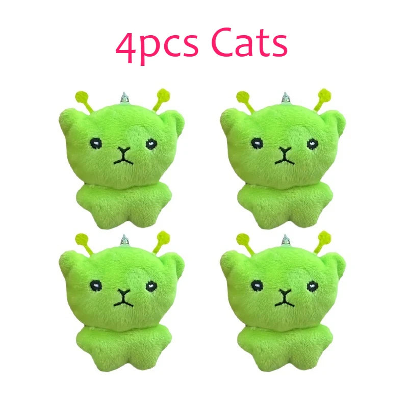 Alien Cat Plush Keychain Mini Soft Bag Pendant Accent