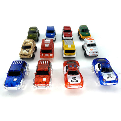 Glowing Race Track Car Toy LED Light Up Vehicle Part