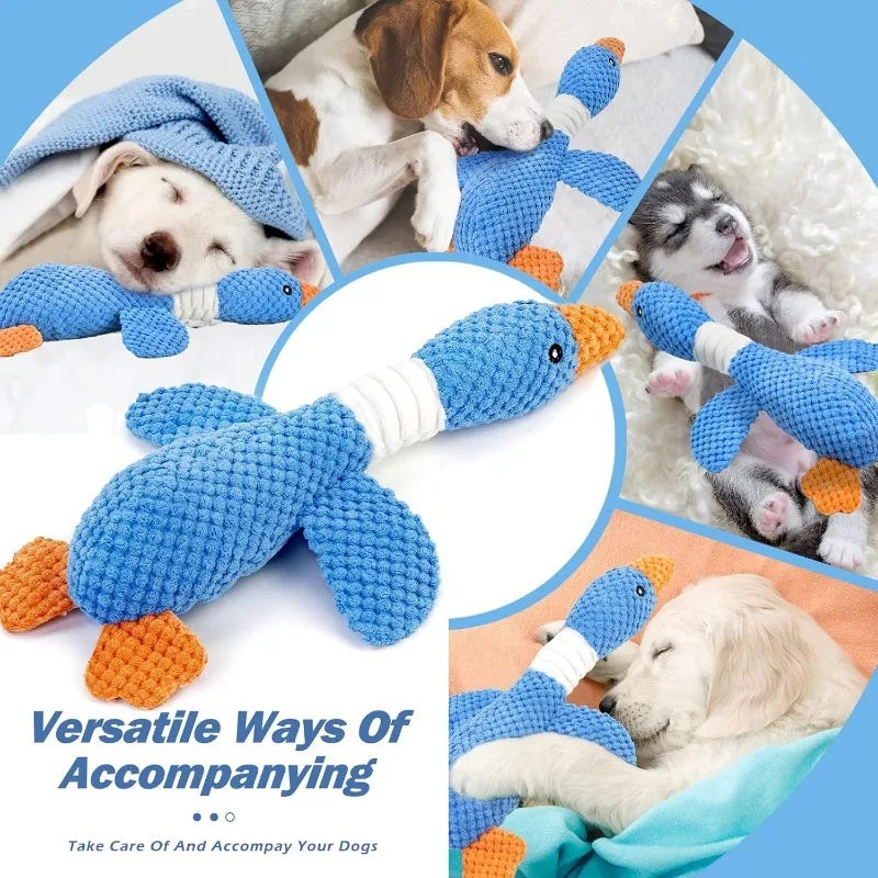 Squeaky Pet Chew Plush Toy Fleece Dog Teasing Doll
