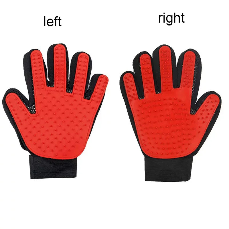 Pet Hair Glove Comb Soft Silicone Grooming Glove