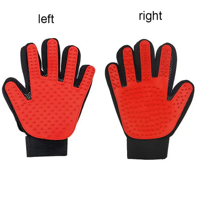 Pet Hair Glove Comb Soft Silicone Grooming Glove