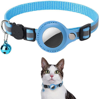 Cat AirTag Holder Collar Breakaway Reflective