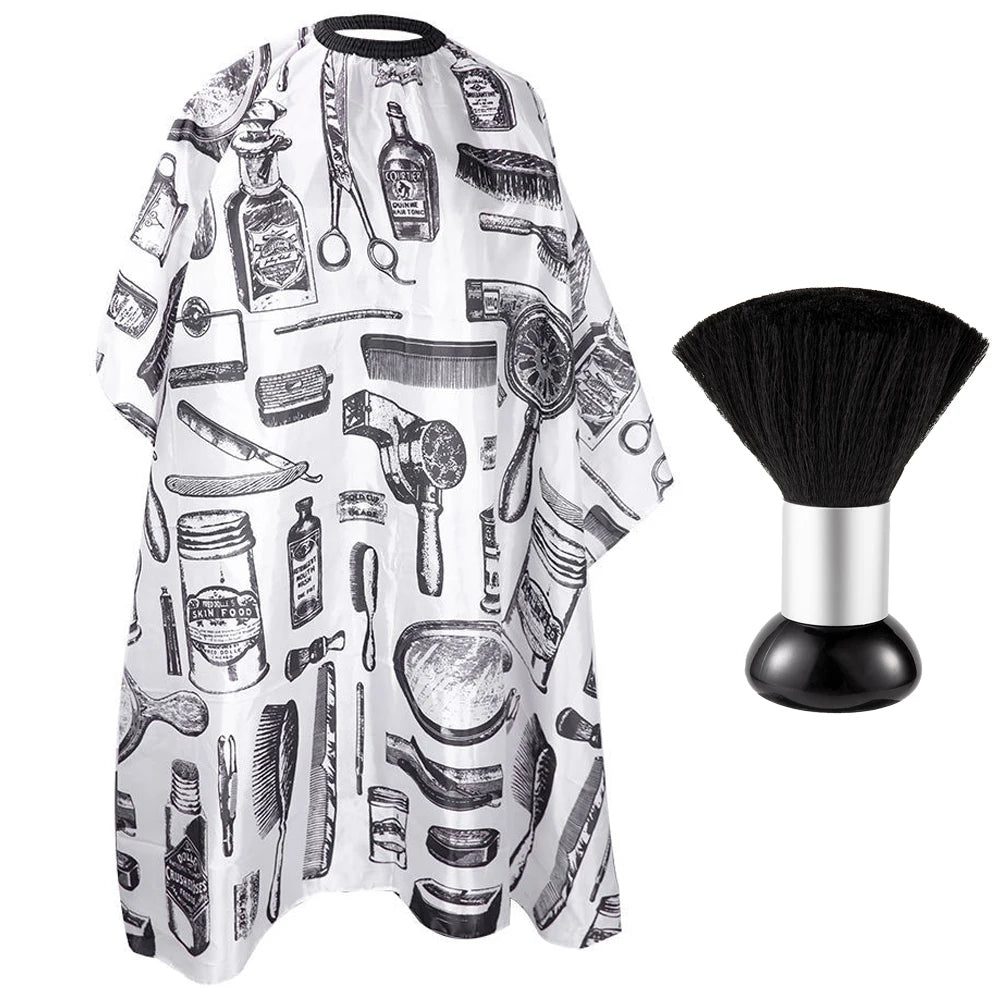 1/2PCS Professional Hair Cutting Apron Salon Barber Cape Hair Cutting Waterproof Cloth Hair Cutting Apron Barber Accessories