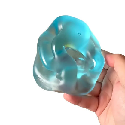 Blue Maltose Squishy Toy Slow Rebound Stress Relief Fidget