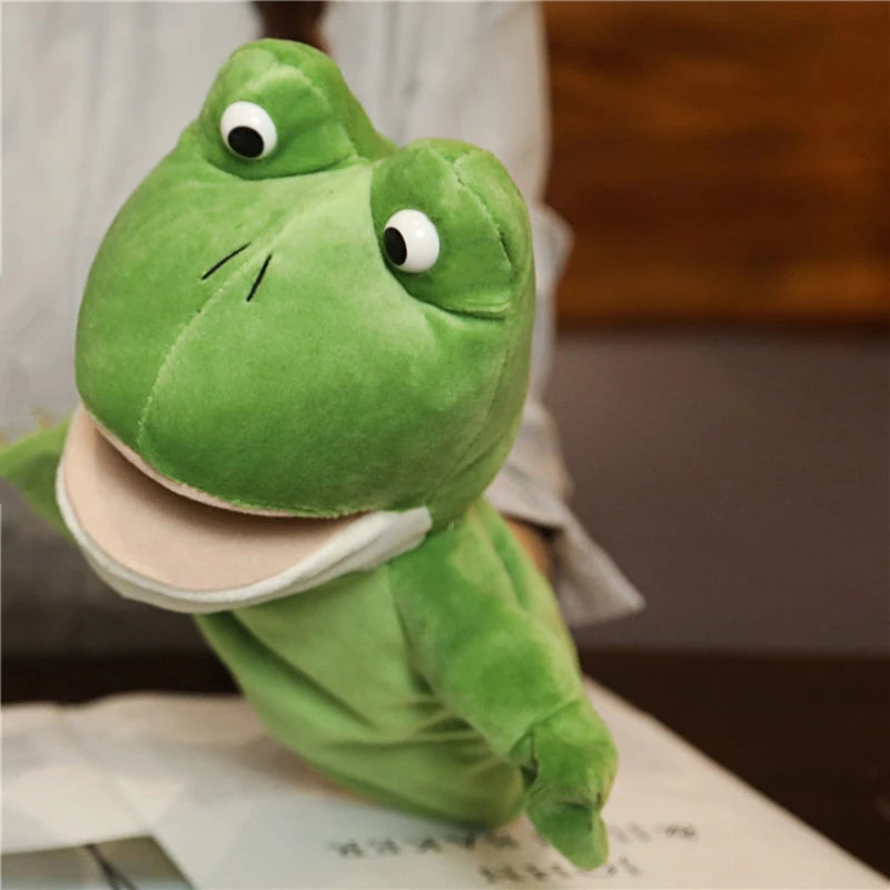 Cartoon Plush Hand Finger Puppets Family Storytelling Toy