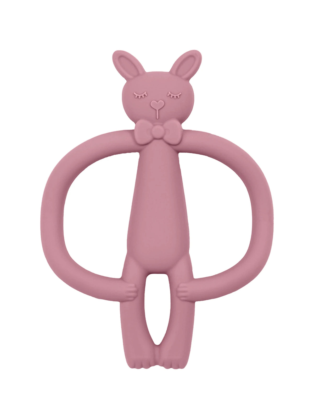 Silicone Rabbit Baby Teether Toy Infant Nursing Chew