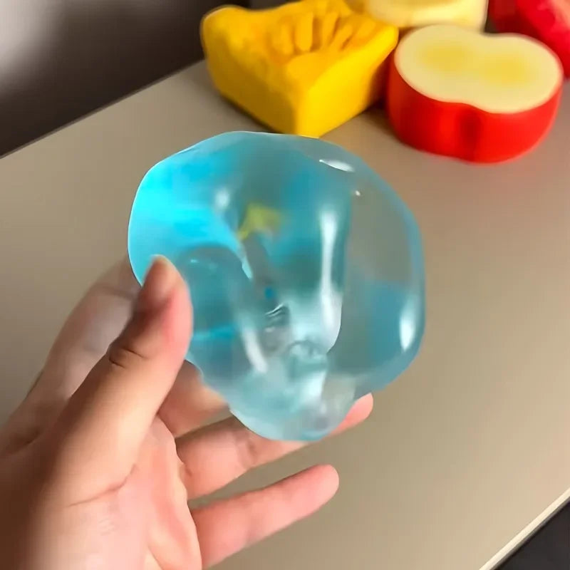 Blue Maltose Squishy Toy Slow Rebound Stress Relief Fidget