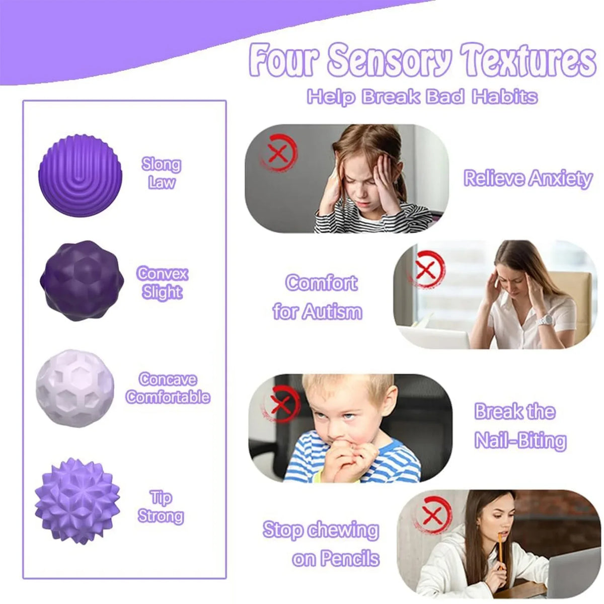 Silicone Magnetic Sensory Balls Fidget Toy Quiet Office