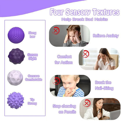 Silicone Magnetic Sensory Balls Fidget Toy Quiet Office