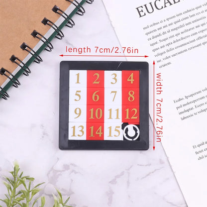 15-Tile Sliding Number Puzzle for Kids and Adults
