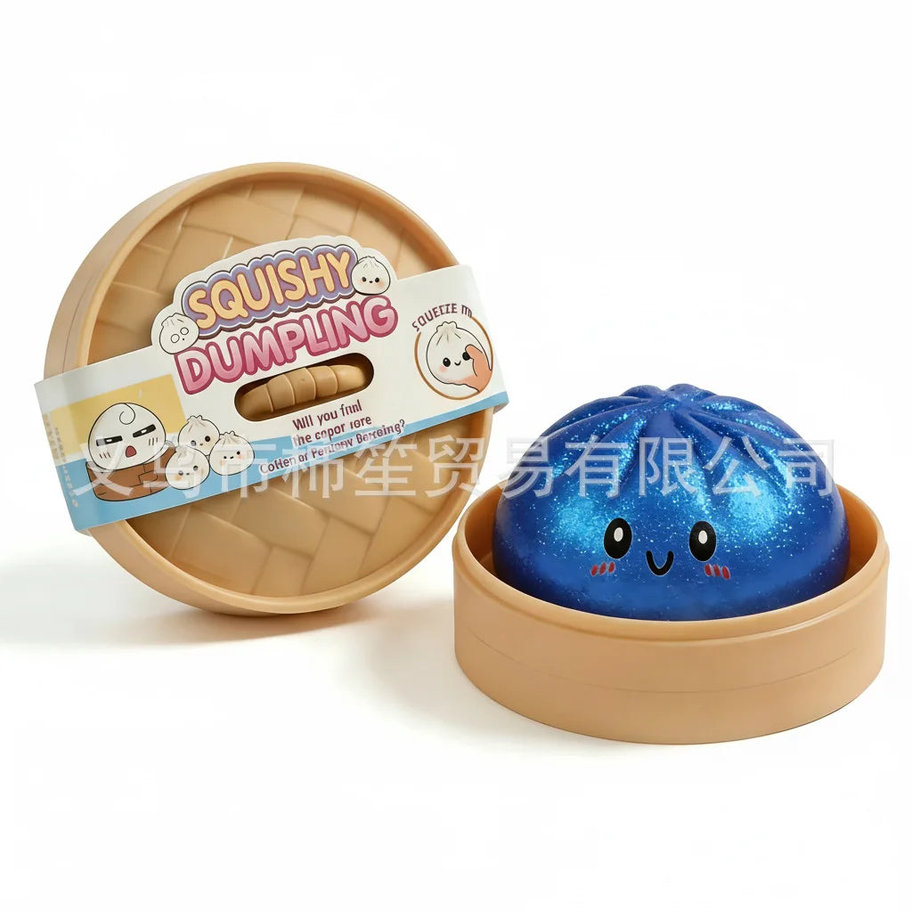 Glitter Dumpling Squishy Toy Sensory Stress Relief
