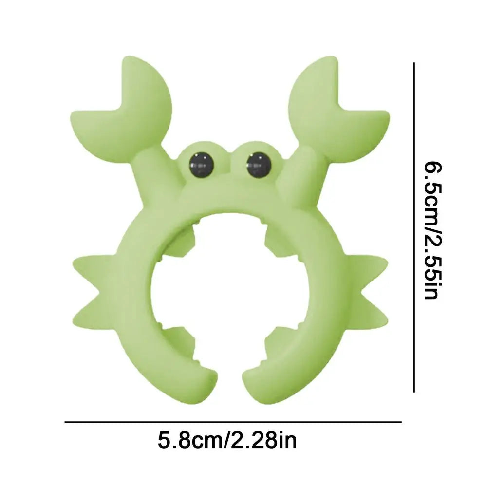 Crab Silicone Utensil Rest Countertop Ladle Holder Pot Clip