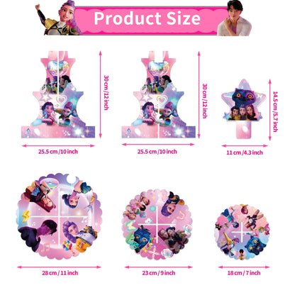 Three Layer Demon Hunter Cake Stand Kawaii Party Dessert Rack