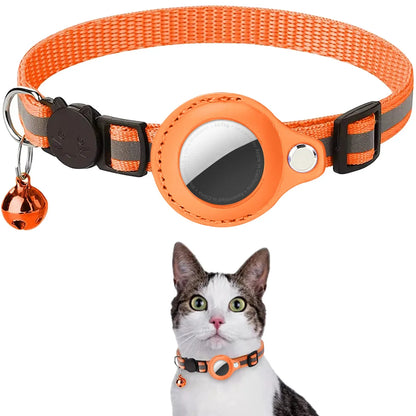 Cat AirTag Holder Collar Breakaway Reflective