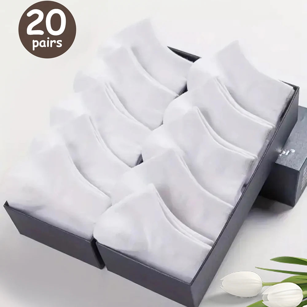 Deodorant Men's Low Cut Ankle Socks Sweat Wicking