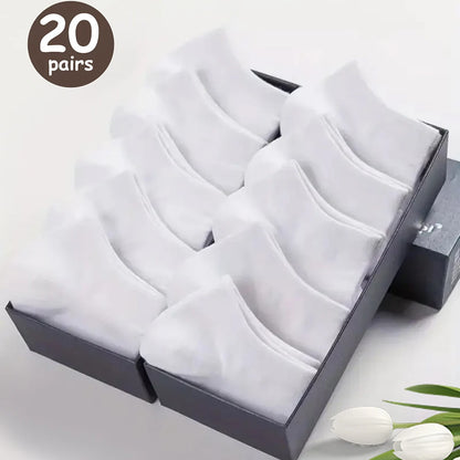 Deodorant Men's Low Cut Ankle Socks Sweat Wicking