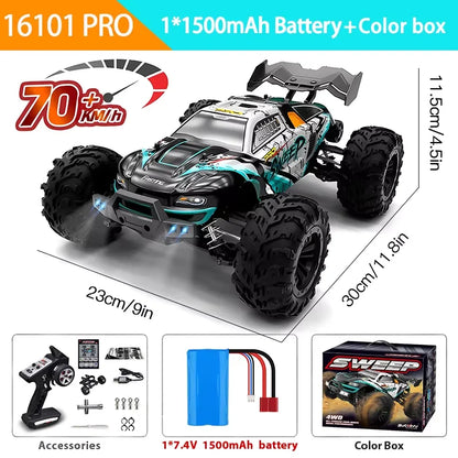 1:16 RC High Speed Off-Road Car 4WD Monster Truck Toy