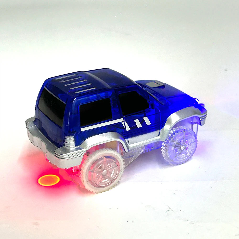 Glowing Race Track Car Toy LED Light Up Vehicle Part