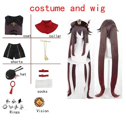 Hutao Cosplay Femme Halloween Costume Anime Clothes For Women Disfraz Mujer Adulta For Adults Ropa Para Hu Tao Outfits