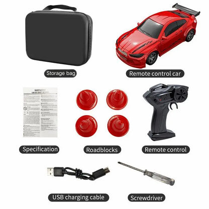 Mini Drift RC Car 1:64 Proportional Remote Control Racing