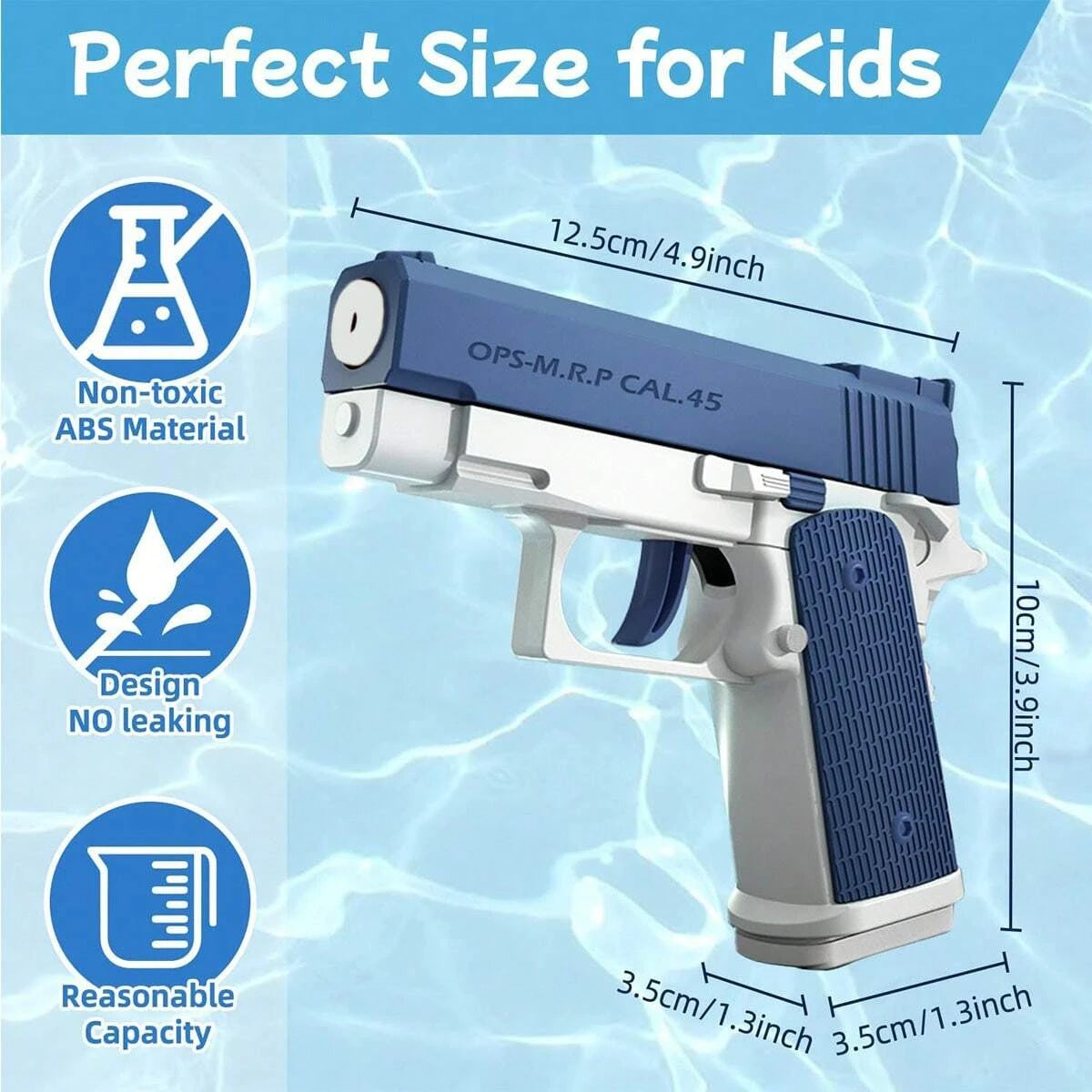 Water Gun Pistol Toy Squirt Gun Summer Beach Pool Outdoor