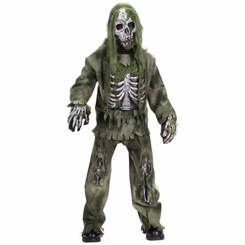 Halloween Costume Creations Zombie Costume For Kids Adult Scary Skeleton Living Dead Zombie Costume Monsters Spooktacular Outfit