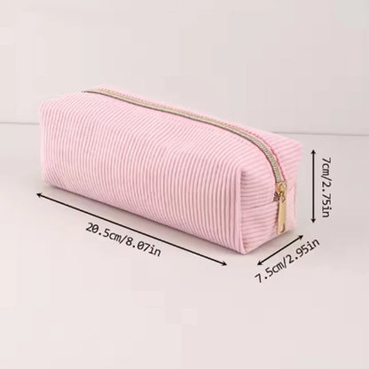 1pc Pencil Case Solid Color Pencil Case school supplies Large Capacity Pencil Case Stationery Bag Pencil Case School Pencil Case