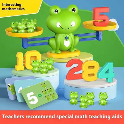 Frog Math Balance Scale: Early Math Learning Toy for Addition & Subtraction