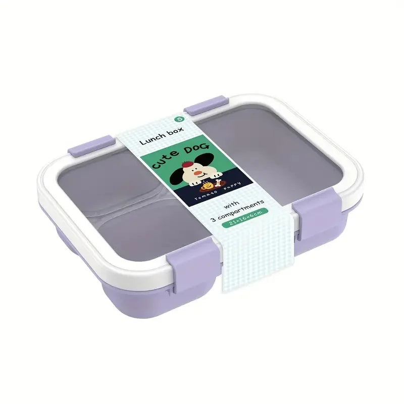Leakproof Silicone Bento Lunch Box Stackable Food Storage Container