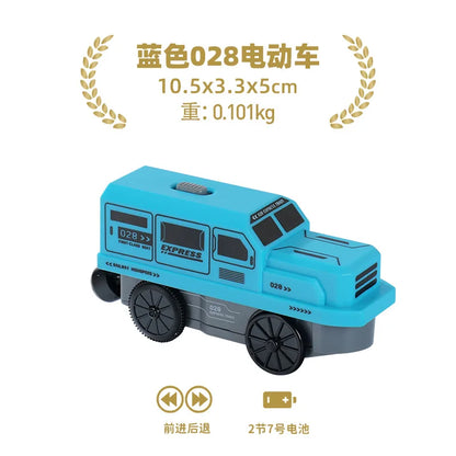Electric Train Set Toy Engine Motorized Railway Car