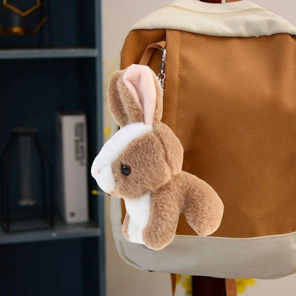 Plush Bunny Rabbit Toy Stuffed Animal Bag Pendant