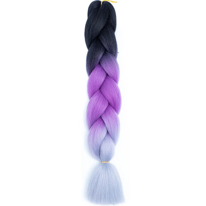 24 Inch Jumbo Braiding Hair Synthetic Afro Ombre Extensions