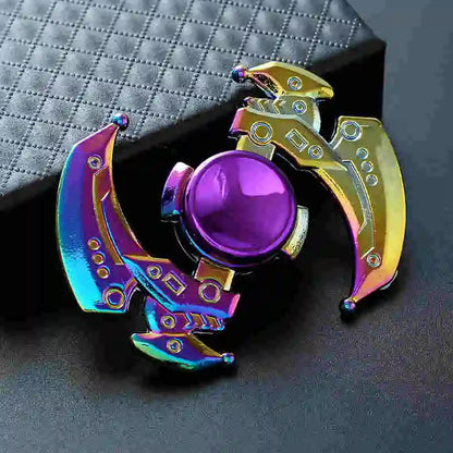 Rainbow Metal Fidget Spinner Colorful High Speed Toy