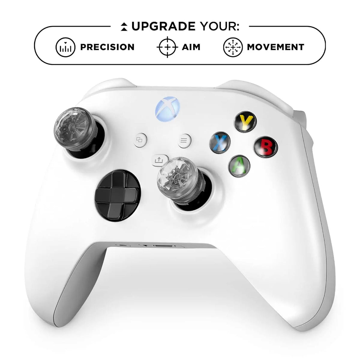 2Pcs Hand Grip Extenders Caps for Xbox Series Game Controller Gamepad Thumb Stick Grips High/Low Rise Covers For Xbox one/One S
