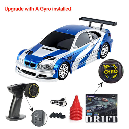 1:43 Gyro RC Drift Car 4WD Radio Control Mini Model