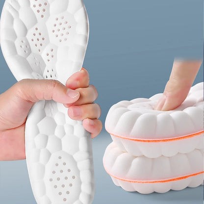 Elastic Latex Sports Insoles Breathable Arch Support Cushion