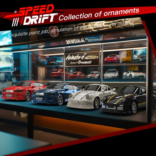 Mini Drift RC Car 1:64 Proportional Remote Control Racing