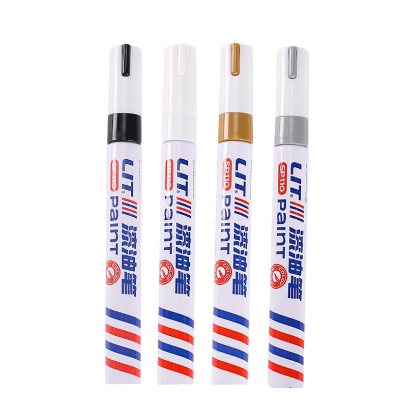 Waterproof Permanent Paint Marker Set 3mm Oil Based Pens
