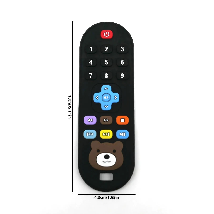 Silicone Baby Teething Remote Toy Infant Control Teether
